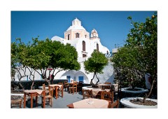 Hotel Anatoli Fira from the Restaurant