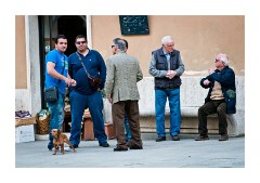San Quirico d'Orcia on the Square