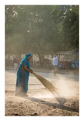Jaipur  20  Early Morning Street Cleaner