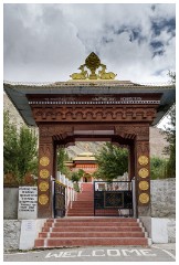 18 Leh to Nubra Dessert and Back  The Entrance to the Samtanling Monestery