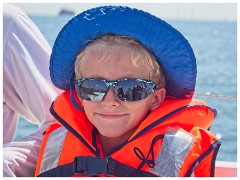 Family in August 20  Jason on the Boat