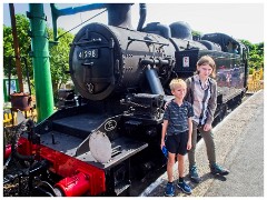 Family in August 29  Jason and Jessica Isle of Wight, Steam Railway, Havenstreet Museum