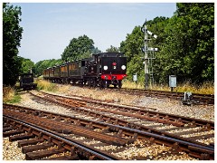 Family in August 31  Isle of Wight, Steam Railway, Havenstreet Museum