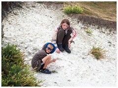 Family in August 56  Jason and Jessica Isle of Wight, The Needles