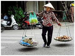 Hanoi Day 3  03  The Special Walk to Carry the Baskets