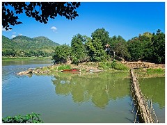Luang Prabang Day One 24  The Bamboo Bridge