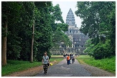 Siem Reap Day Three 06  Entering the  Angkor Wat by the Back Entrance