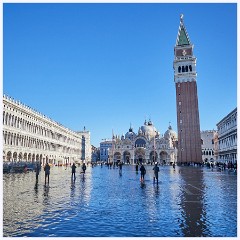 004 Venice St Mark's Square  The Square Flooded