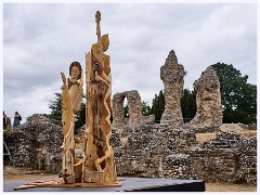 040 Bury St Edmunds Trip  Pilgrims Wood Sculpture Abbey Gardens