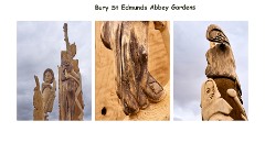 042 Bury St Edmunds Trip  Details of the Sculpture by the Wood Carver John Williams