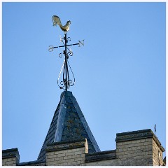 022 June and July in Cambridgeshire  Grantchester Church Weathervane