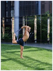 010  London - Camden Market  Exercising in the Gasometer Garden
