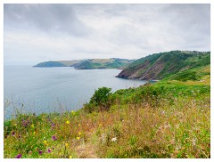 052 South Devon  View towards Dartmouth from the Field at the back of the Caravan Park