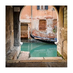 033 Venice  Bridge, Gondola and Water